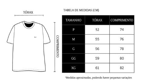 T-shirt Algodão Egípcio